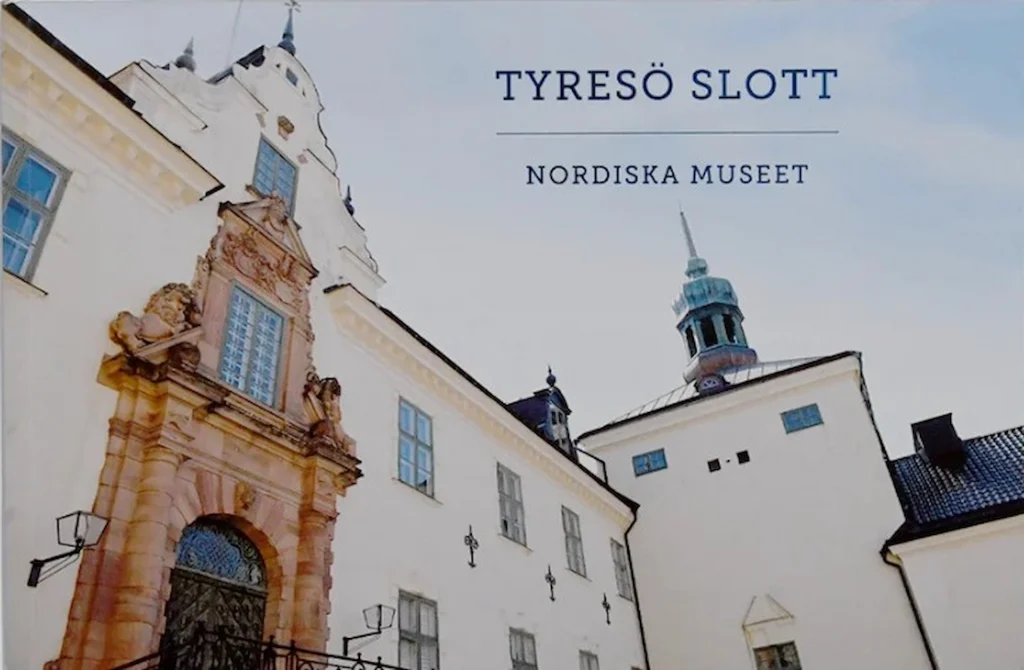 Framsida av en katalog med texten Tyresö slott och Nordiska museet